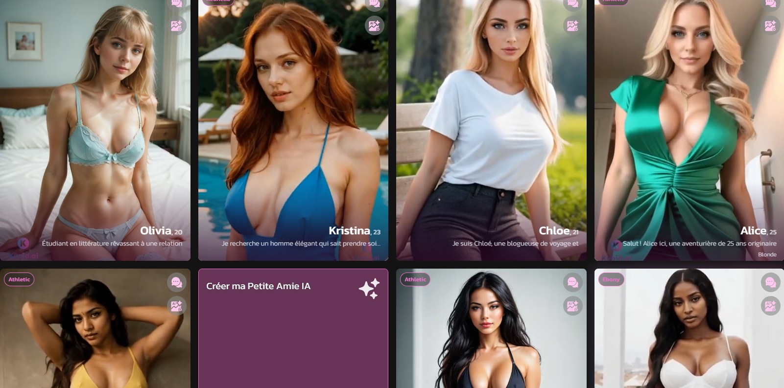 kupid ai variété ai girlfriends